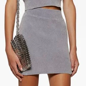 Alexander Wang Women's Logo- Appliqué Mini Skirt