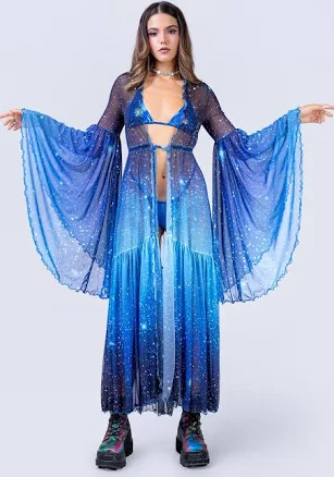 BADINKA Celestial Sprite Mesh Duster