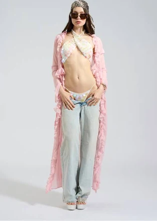 Candice Ruffle Duster