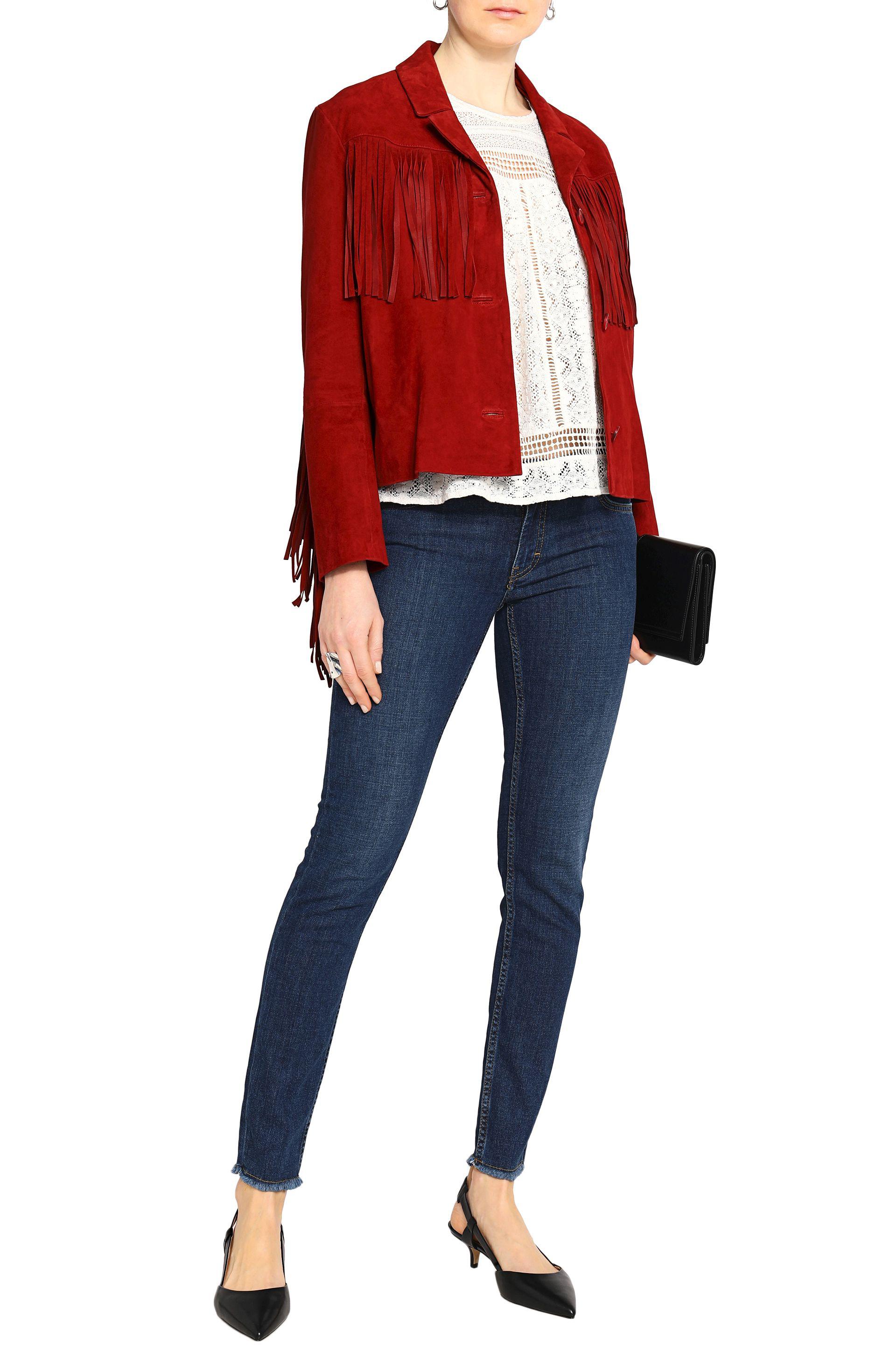 Fringed Suede Jacket