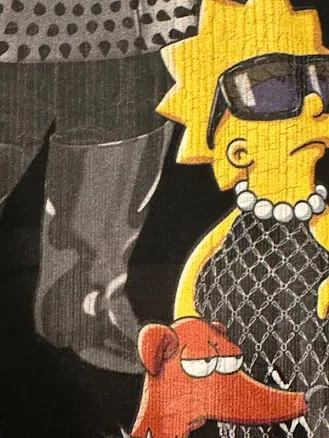 Balenciaga - + The Simpsons Printed Cotton-jersey T-shirt - Black