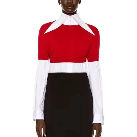 The Row Women's Vic Wool Top