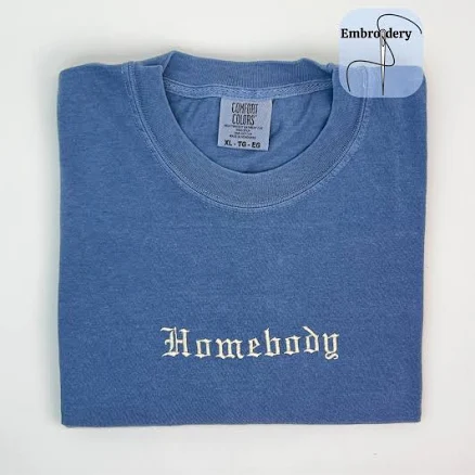 Personalized Embroidered Comfort Colors Tshirt