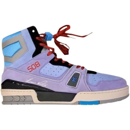 Louis Vuitton Trainer Sneaker Boot 'Purple' | Men's Size 8