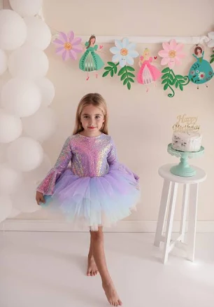 Ballerina Sequin Tutu Dress