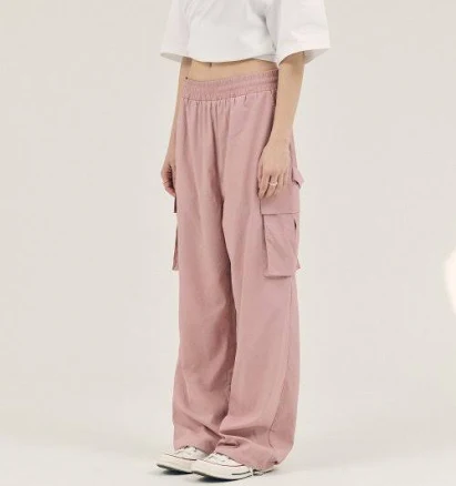 BORN CHAMPS Wide Nylon Carpenter Cargo Pants