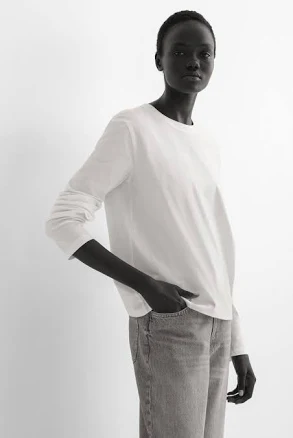 H&M Ladies Long-Sleeved Cotton Top