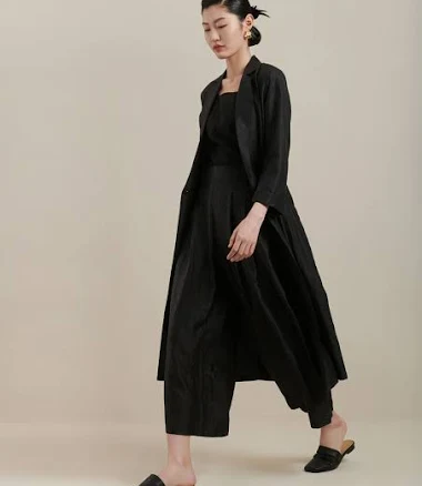 Silk Trench Coat