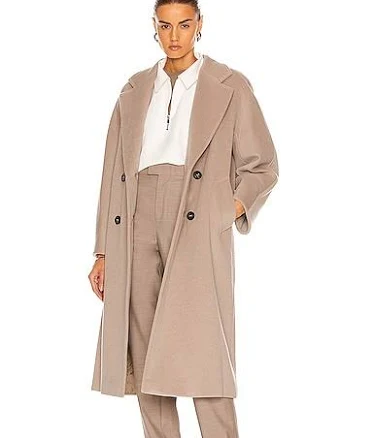 Max Mara Madame Wool and Cashmere-blend Coat