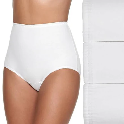 Vanity Fair Perfectly Yours Classic Cotton Full Brief Underwear 3-Pack