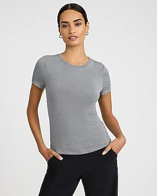Supersoft Women's Fitted Double Layer Crew Neck Tee