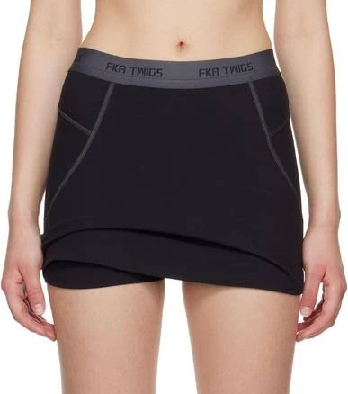 On Black FKA twigs Edition Studio Skort - XL = WAIST US 32