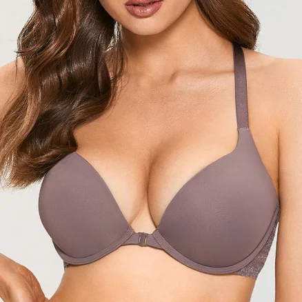 DOBREVA Women's Racerback Underwire T-shirt Bra