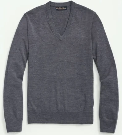 Brooks Brothers Men's Ultimate Merino Wool V-Neck Sweater