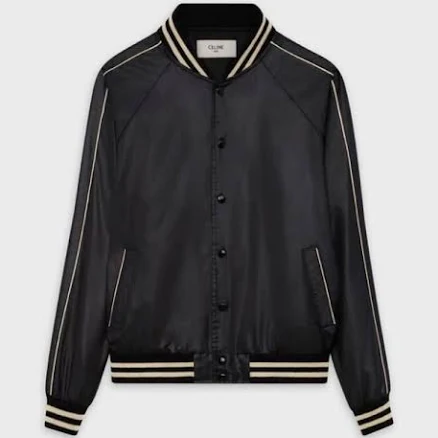 Celine Celine College Teddy Nylon Jacket Xs