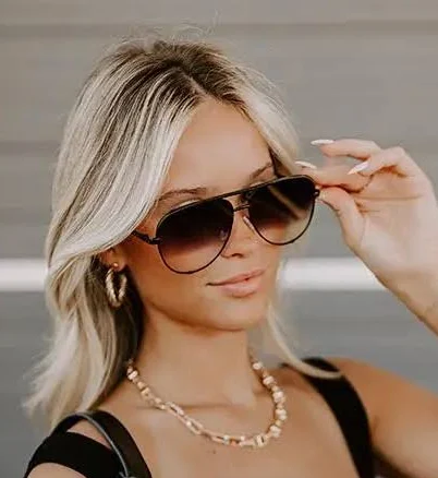 Quay High Key Mini Aviator Sunnies