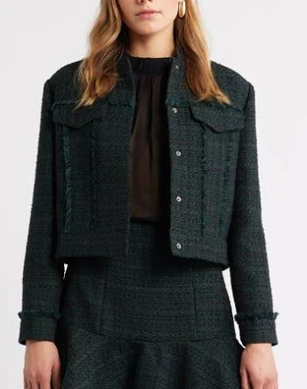 Treasure & Bond Tweed Bouclé Jacket