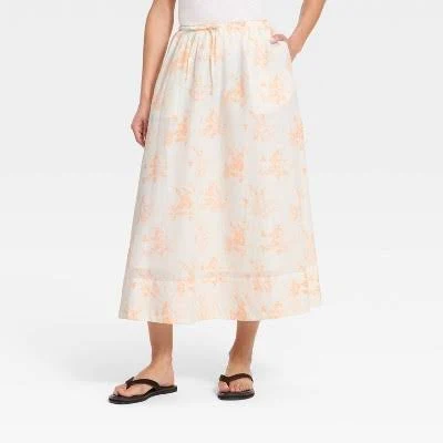 Universal Thread Women's Midi A-Line Skirt