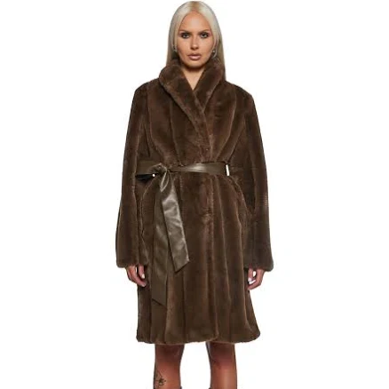 Faux Fur Maxi Coat