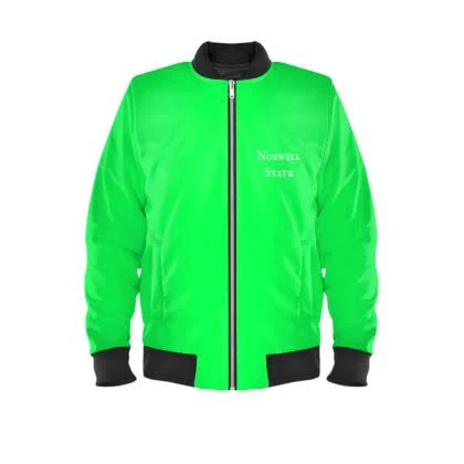 Edgy Synthpunk Bomber Jacket