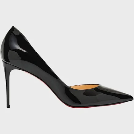 Christian Louboutin 85mm Iriza Patent Leather Pumps, Black, Women's, 42 (12), Pumps & High Heels Stilettos Pumps & High Heels
