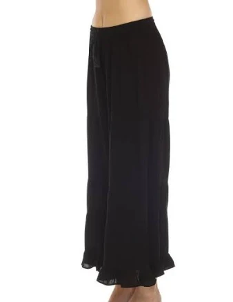 Women's Tiered Wide Leg Flowy Pants with Ruffled Hem