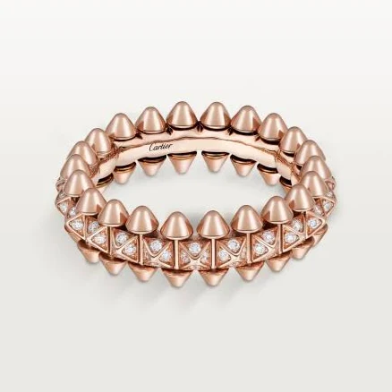 Cartier 18ct Rose-Gold Diamond Clash