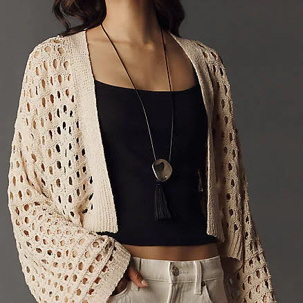 Anthropologie Crochet Cardigan