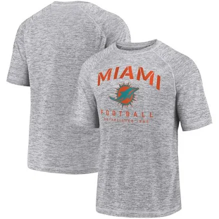 Fanatics Men's Miami Dolphins Shade Battle Ready Raglan T-Shirt