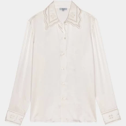 Rails Clarise Silk Eyelet Blouse