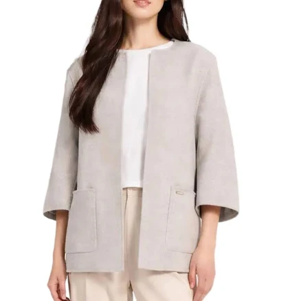 Gobi Women’s Patch-Pocket Cashmere Poncho Jacket