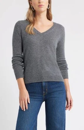 Caslon Cashmere V-Neck Sweater
