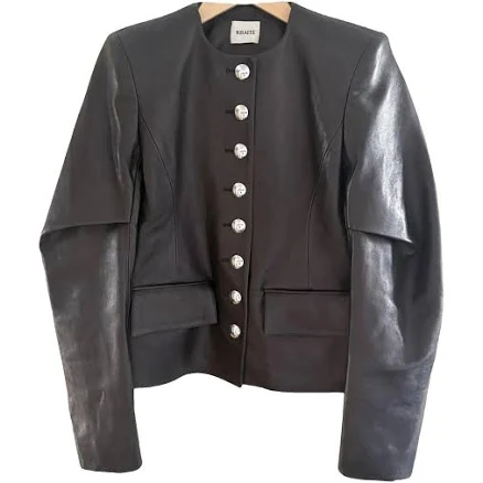 KHAITE Darlman Leather Jacket