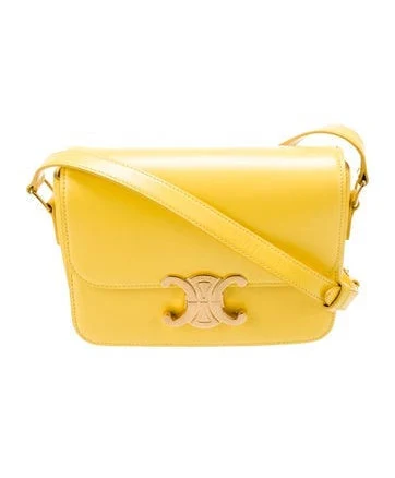 CELINE Teen Triomphe Calfskin Crossbody Bag