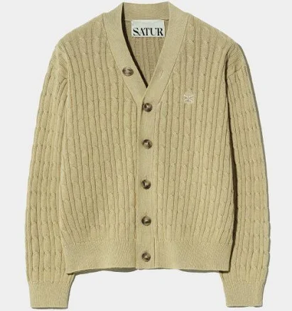 Oversized Cable Cardigan