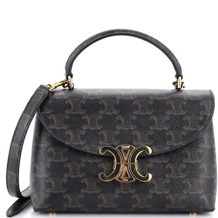 Celine Women's Nino Triomphe Canvas Shoulder Bag