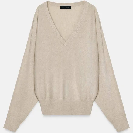 Zara Wool Blend V-Neck Sweater