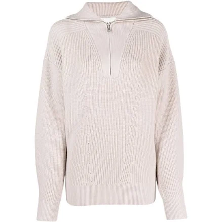 Isabel Marant Étoile Women's Benny Half-Zip Wool Jumper