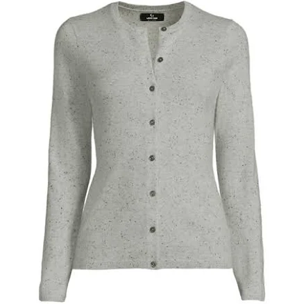 Lands' End Women's Cashmere Cardigan Sweater