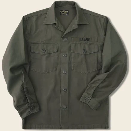 Vietnam War US Army OG-107 Fatigue Utility Shirt