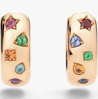 Pomellato Iconica Rose Gold Huggie Earrings