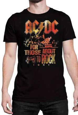 AC/DC Men's Those About To Rock T-Shirt
