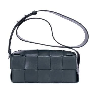 Bottega Veneta Brick Cassette Shoulder Bag - Black