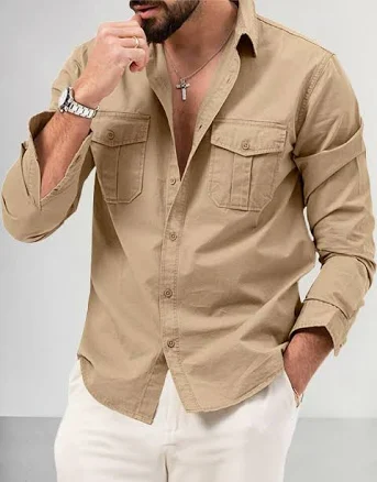 Casual Double Pocket Shirt