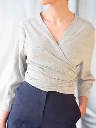 Stella Wrap Blouse