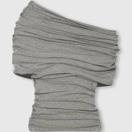Stella McCartney One Shoulder Twisted Wrap Top