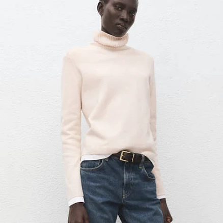 MANGO Women's Turtleneck Sweater