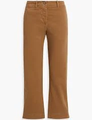 NILI LOTAN Tomboy Cotton Twill Pants: Straight-Leg, Cotton-Blend, High-Quality