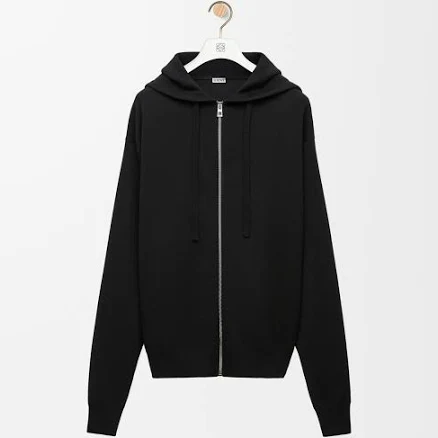 Loewe Men's Anagram Relaxed-Fit Stretch-Wool Blend Hoodie