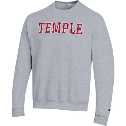 Champion Men's Temple Owls Arch Name Long Sleeve SweatshirtChampion Men's Temple Owls Arch Name Long Sleeve Sweatshirt